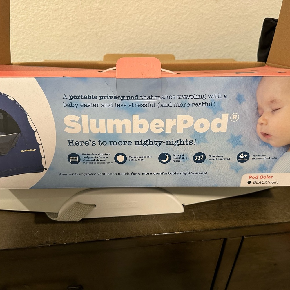 SlumberPod Portable Privacy Pod - Black